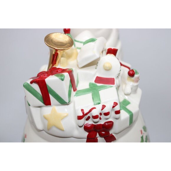 Cookie Jar - Lenox - Santa Skates to a New Millennium - Picture 9 of 10